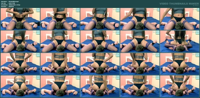 Panty Facesitting Domination Bondage On The Bed - MEAN ASIAN WIFE - MP4