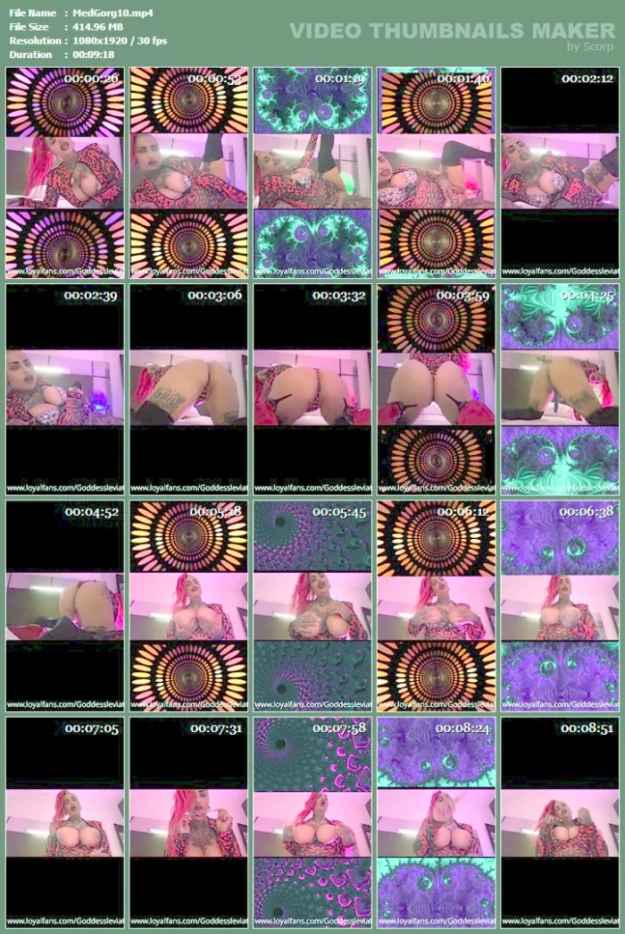 Hypnoisis Video That Will Keep You Dizzy - MEDUSA GORGONS / GODDESS LEVIATHAN MEDUSA / THE SORCERESS - MP4