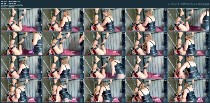 Ass Stretching Dildo Fucking Pegging Anal Training Bondage - MEESTERES TIRZA / KIKI KOETSENRUIJTER / MISTRESS TIRZA - MP4