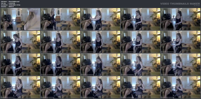 BBW Smoking Human Ashtray - MEESTERES TIRZA / KIKI KOETSENRUIJTER / MISTRESS TIRZA - MP4