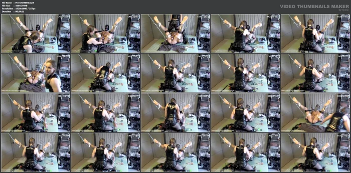 Bondage Dildo Fucking Slutboy - MEESTERES TIRZA / KIKI KOETSENRUIJTER / MISTRESS TIRZA - MP4