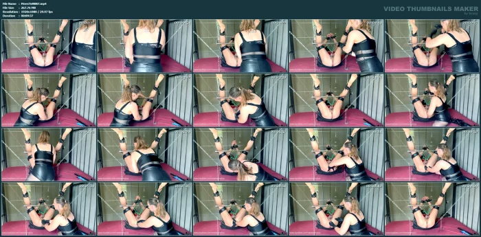 Bondage Fisting Latex Gloves Female Domination - MEESTERES TIRZA / KIKI KOETSENRUIJTER / MISTRESS TIRZA - MP4