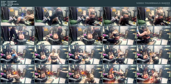 Dildo Fucking CBT Wax Play - MEESTERES TIRZA / KIKI KOETSENRUIJTER / MISTRESS TIRZA - MP4