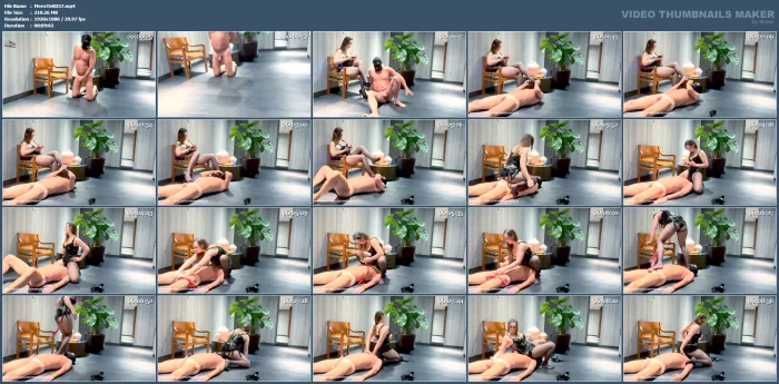 Face Sitting High Worship Foot Licking Trampling CBT Female Domination - MEESTERES TIRZA / KIKI KOETSENRUIJTER / MISTRESS TIRZA - MP4