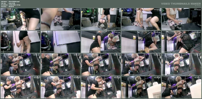 Sissy Slut Training Sucking Dildo And CBT - MEESTERES TIRZA / KIKI KOETSENRUIJTER / MISTRESS TIRZA - MP4