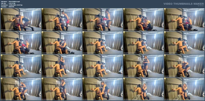 Small Version Of Boxing Female Domination And Smoking Breath Play Tied On The Bed - MEESTERES TIRZA / KIKI KOETSENRUIJTER / MISTRESS TIRZA - MP4