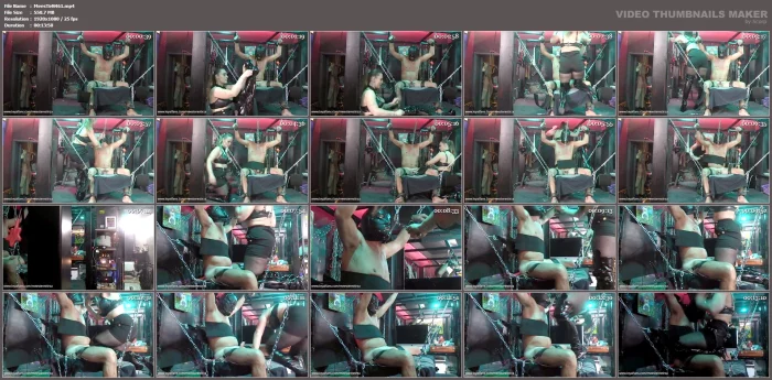 Submissive Slave Training Bondage CBT And Dildo Sucking - MEESTERES TIRZA / KIKI KOETSENRUIJTER / MISTRESS TIRZA - MP4