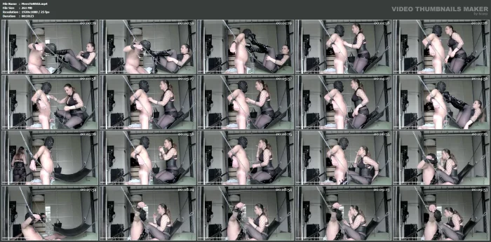 Submissive Slave Training Smoking And Bondage - MEESTERES TIRZA / KIKI KOETSENRUIJTER / MISTRESS TIRZA - MP4