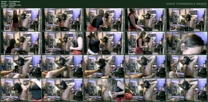 Submissive Slave Training Spitting And Smoking - MEESTERES TIRZA / KIKI KOETSENRUIJTER / MISTRESS TIRZA - MP4