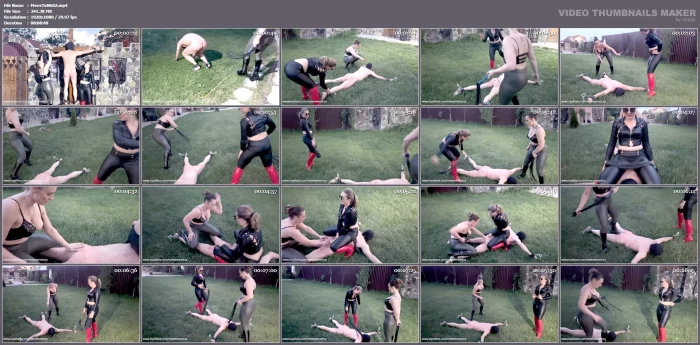 Whipping On The Ground Double Domination - MEESTERES TIRZA / KIKI KOETSENRUIJTER / MISTRESS TIRZA - MP4
