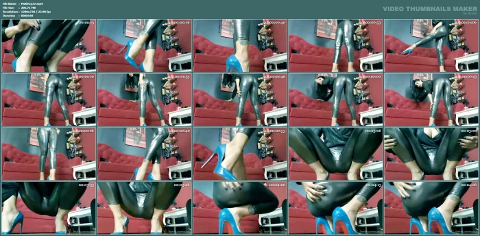 Shiny Leggings For My Weak Boys - MISS ALEXYA - MP4