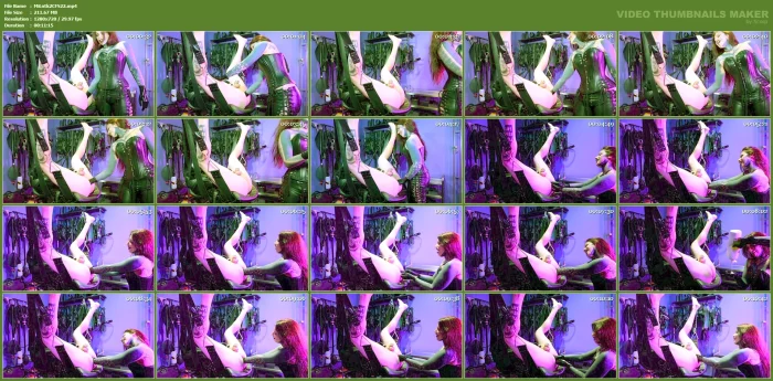 Double Fisting In Leather - MISTRESS LUNATIKA / LUNATIKASM - MP4