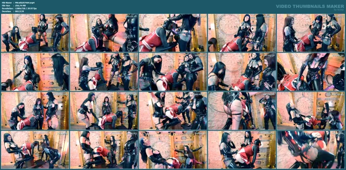 Pegging Trio In Latex With Mistress Lunatika Empress Ming Mistress Youko - MISTRESS LUNATIKA / LUNATIKASM - MP4