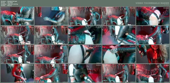 Sounds Of Leather Pegging - MISTRESS LUNATIKA / LUNATIKASM - MP4