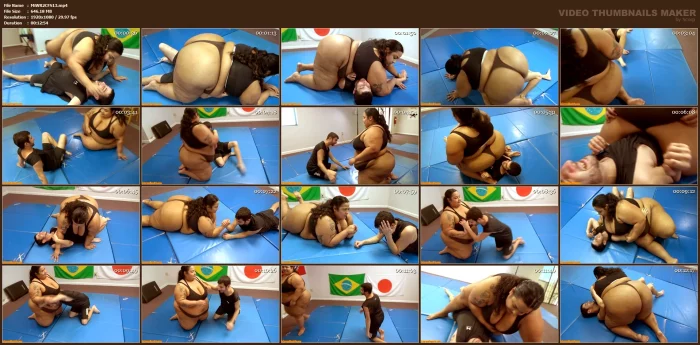 Gg bbw wrestling 28 - GRAPPLING GIRLS IN ACTION - MP4