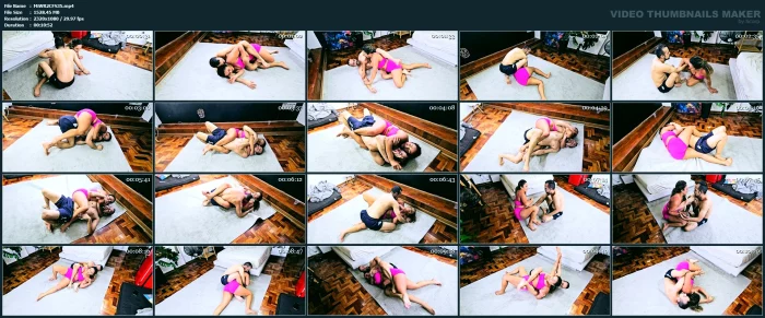 Mixed Wrestling Domination - Blonde Vs Male - SEXYSUBMISSIONSTUDIOS - MP4