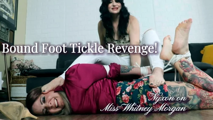 Bound Foot Tickle Revenge With Nyxon & Miss Whitney Morgan Part 2 - MISS WHITNEY MORGAN - MP4