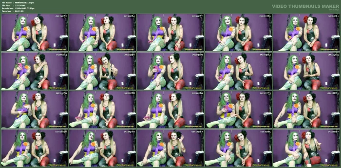 Fan Question Friday Cosplay Edition - Joker & Harley - Whitney & Kitty Part 2 - MISS WHITNEY MORGAN - MP4