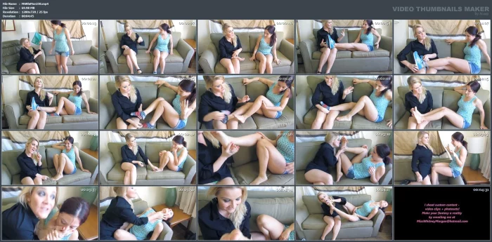 Foot Tickle Therapy With Jordana Leigh Part 1 - MISS WHITNEY MORGAN - MP4