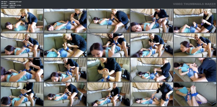 Foot Tickle Therapy With Jordana Leigh Part 2 - MISS WHITNEY MORGAN - MP4