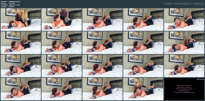 Foot Tickle Therapy With Ludella Hahn Pt 2 - MISS WHITNEY MORGAN - MP4