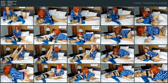 Foot Tickle Therapy With Sophia Stone Pt 2 - MISS WHITNEY MORGAN - MP4