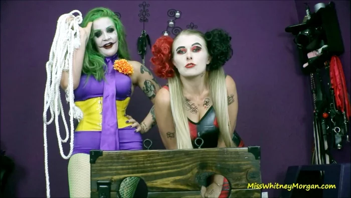 Lady Joker Whitney Morgan & Harley Kitty Quinn Are Going To Tickle You - MISS WHITNEY MORGAN - MP4