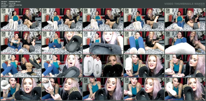 Luna Dawn & Whitney Morgan - Stinky Slippers JOI - MISS WHITNEY MORGAN - MP4