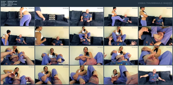 Personal Trainer Stuck Made To Worship Feet - MISS WHITNEY MORGAN - MP4