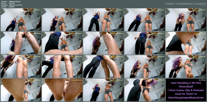 POV Trampled By Tall Goddess Gia & Whitney Morgan - MISS WHITNEY MORGAN - MP4