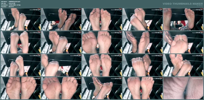 Stuck Under The Black Pantyhose Soles - MISS WHITNEY MORGAN - MP4