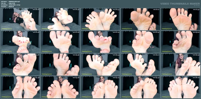 Toe Wiggle Worship POV - MISS WHITNEY MORGAN - MP4