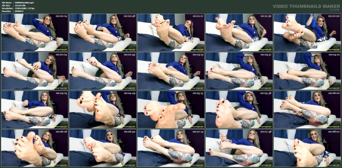 Tops Of Feet Rub & Tease - MISS WHITNEY MORGAN - MP4