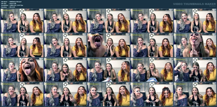 Whitney Morgan, Kitty Quinn, Scarlett Venom Tongue Competition Comparison - MISS WHITNEY MORGAN - MP4