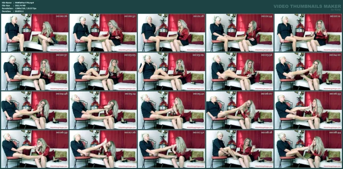 Whitney Worships Payton's Feet To Not Get Fired - MISS WHITNEY MORGAN - MP4