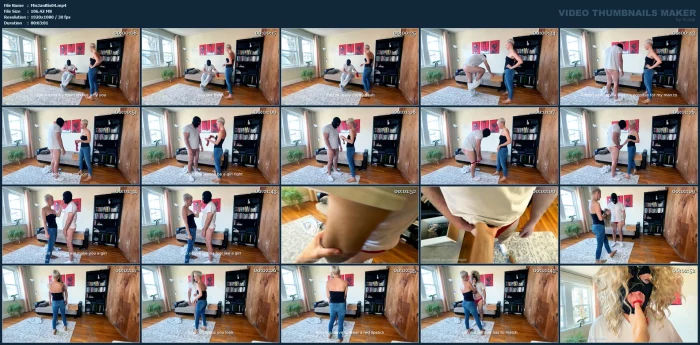 Caught In The Act! - MISTRESS JANE BLONDE MILF / COCKATRICEDOMME - MP4