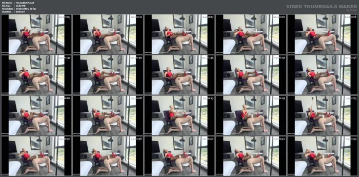 Drinking My Coffee And Checking Emails - MISTRESS JANE BLONDE MILF / COCKATRICEDOMME - MP4