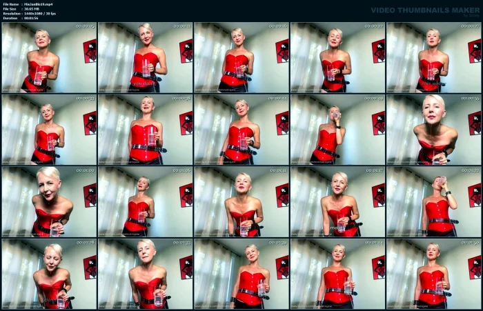 I'm Feeling Particularly Thirsty Today, And I've Got A Special Treat In Store For You - MISTRESS JANE BLONDE MILF / COCKATRICEDOMME - MP4