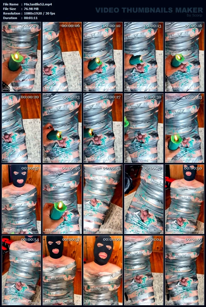 Watch As I Transform My Pathetic Sub Into A Living Canvas Of Pain And Pleasure - MISTRESS JANE BLONDE MILF / COCKATRICEDOMME - MP4