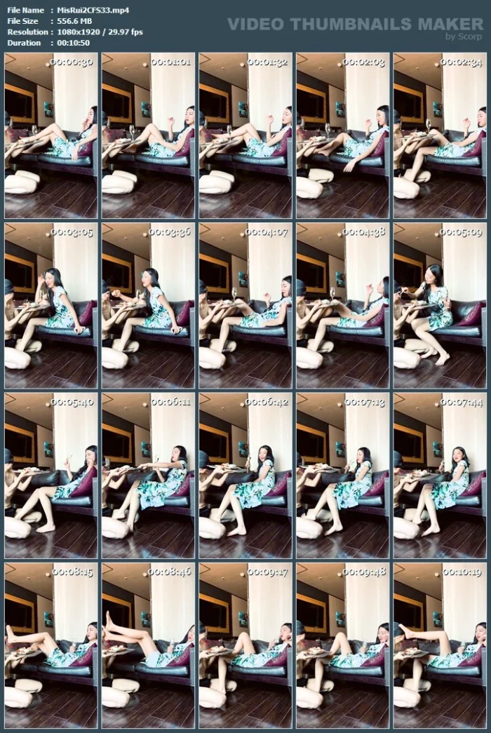 Relaxing Time With Human Furniture Human Ashtray Foot Fetish Play Vertical Video - MISTRESS RUIKO - MP4