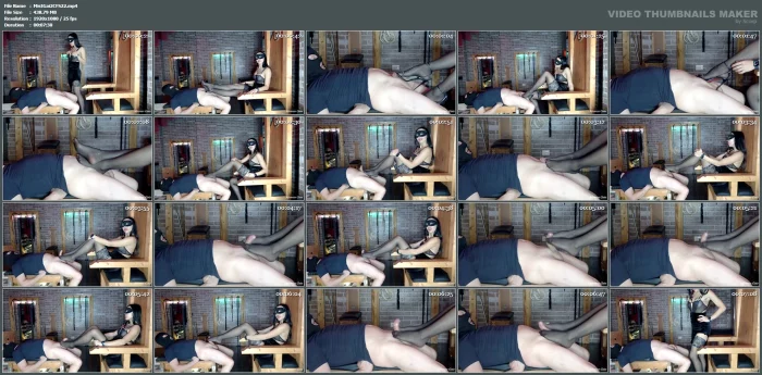 Footjob Throne - MISTRESS GAIA - MP4