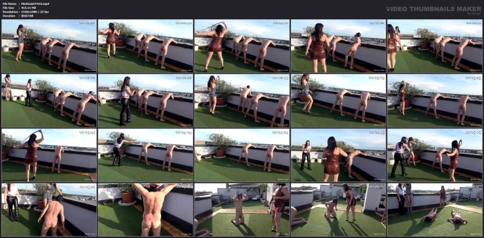 Humiliating Whipping - MISTRESS GAIA - MP4