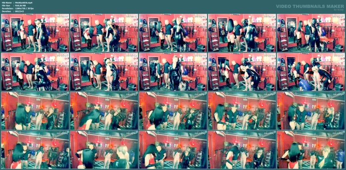 Double Domme C.b.'t With Spiky Gloves Ballbusting Pegs Ft Mistress Lavinia - MISTRESS KARINA / MEAN KARINA KALASHNIKOVA - MP4