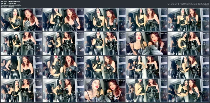 Full 10 Min Leather Goddesses Poppers Int.ox - MISTRESS KARINA / MEAN KARINA KALASHNIKOVA - MP4
