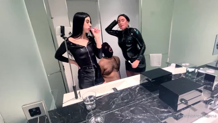 Human Drain Hole Brushing Our Teeth - MISTRESS KARINA / MEAN KARINA KALASHNIKOVA - MP4