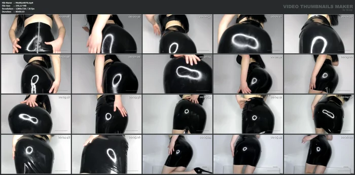 Latex Ass Worship - MISTRESS KARINA / MEAN KARINA KALASHNIKOVA - MP4