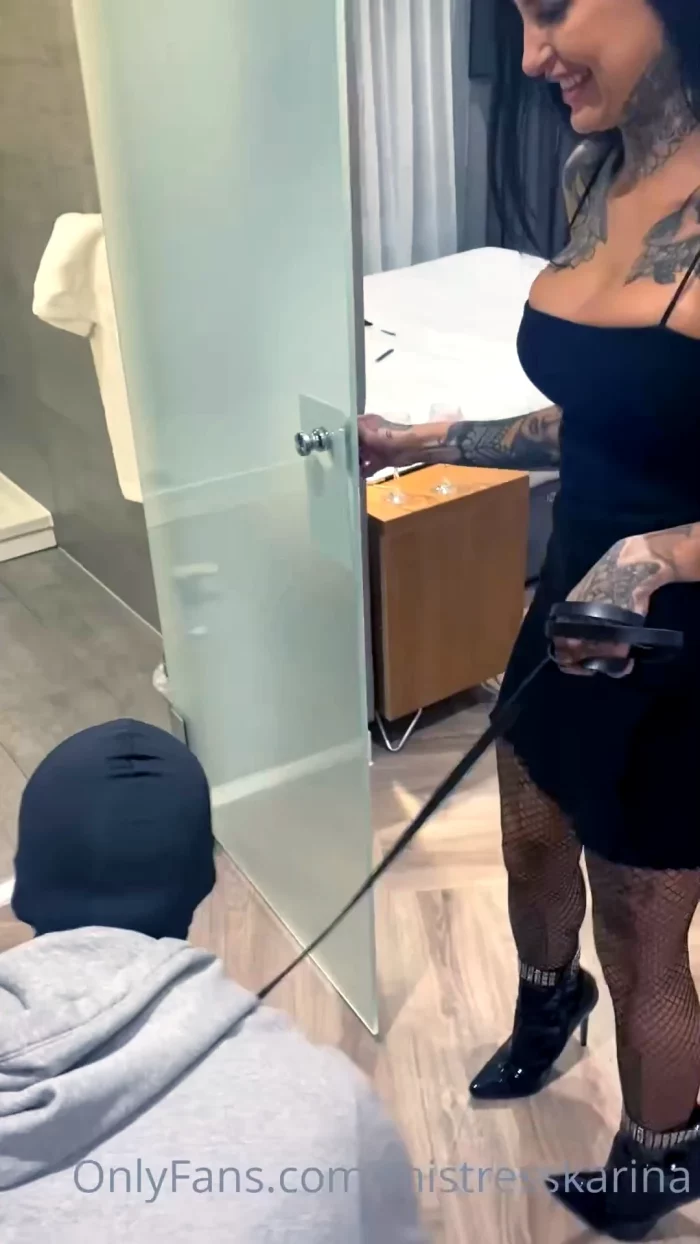 Mean Humiliation And Rinsing A Pathetic Slave With Mistress Mika - MISTRESS KARINA / MEAN KARINA KALASHNIKOVA - MP4