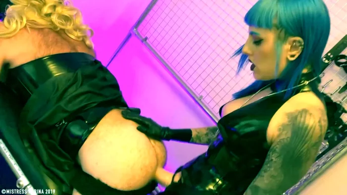 Sissy Whore Spitroast - MISTRESS KARINA / MEAN KARINA KALASHNIKOVA - MP4