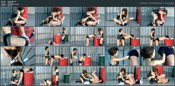 Anal Dildos, Huge Strap-Ons, Fist, Anal Gape By Mistress To Her Slave Butler - MISTRESS LAND / 337799 - MP4