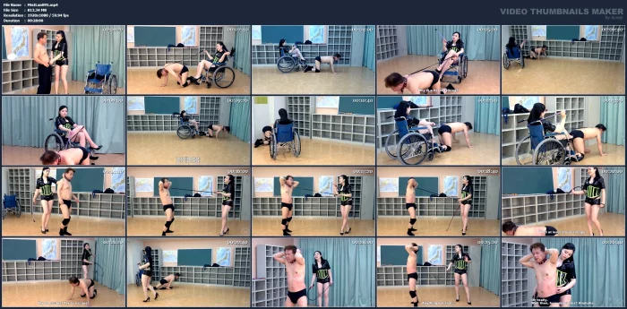 College Girl Makes Teacher Pull Carriage And Whips Him - MISTRESS LAND / 337799 - MP4